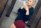 khaleesi lookalike yoga shorts